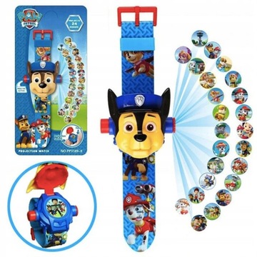 3D-ЧАСЫ PAW PATROL СО СВЕТОДИОДНЫМ ПРОЕКТОРОМ MARSHALL