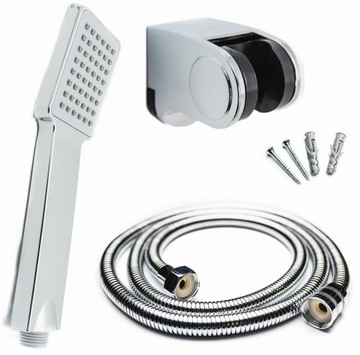 ZESTAW PRYSZNICOWY SŁUCHAWKA + WĄŻ + UCHWYT