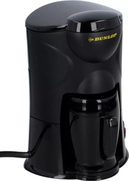 Ekspres samochodowy podróżny do kawy busa tira kamper + kubek DUNLOP 12V