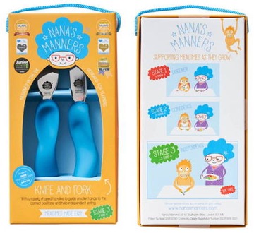 Sztućce dla dzieci nóż i widelec NAUKA JEDZENIA