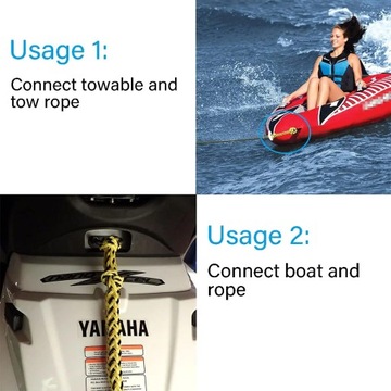 БЫСТРОСОЕДИНИТЕЛЬ ЛИНИИ ДЛЯ БУКСИРОВКИ ВОДНЫХ ЛЫЖ И ЛОДКИ