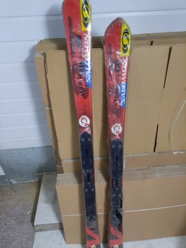 Narty Salomon Equipe 8T 140 cm z płytą