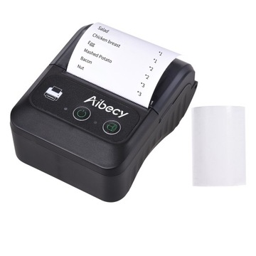 Przenośna mini drukarka termiczna bluetooth