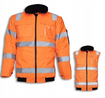 Kurtka zimowa robocza odblaskowa HOWARD REFLEX 3XL