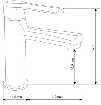 MEXEN SABRE DF05 ZESTAW WANNOWY BATERIA BIAŁY