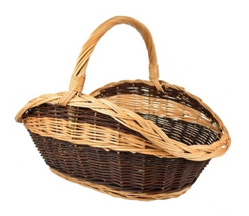 Wiklinowy KOSZ NA DREWNO koszyk na KWIATY XXL