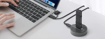 SSD АДАПТЕР NVME PCIE SATA NGFF 2IN1 ОТСЕК ДЛЯ ДИСКА M.2 USB 3.2 USB-C 10 GB/S