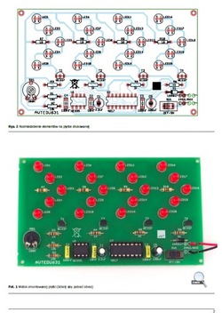 AVTEDU631 Wskaźnik kierunku LED - zestaw do nauki lutowania