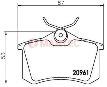 ТЮНИНГ Диски 255мм Колодки ЗАДНИЕ Audi A4 B7 04-08
