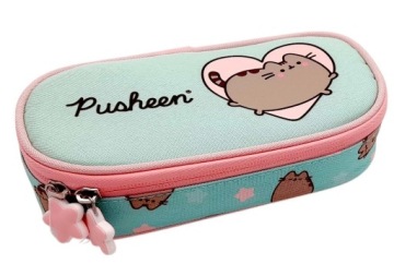 Пенал сумочка з внутрішньою клапаном Pusheen mint