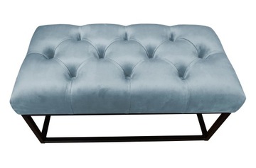 CHESTERFIELD LOFT BL06 скамейка, пуф, металлическая подставка для ног