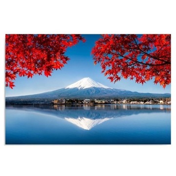 Obraz drukowany 50x40 krajobraz fudżi japonia
