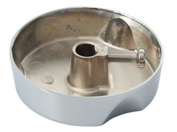 Металлическая ручка для автоматического сифона для ванны.