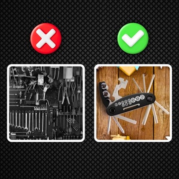 НАБОР КЛЮЧЕЙ ДЛЯ ВЕЛОСИПЕДА РЕМОНТНЫЙ КОМПЛЕКТ ДЛЯ ВЕЛОСИПЕДА MULTITOOL 16IN1