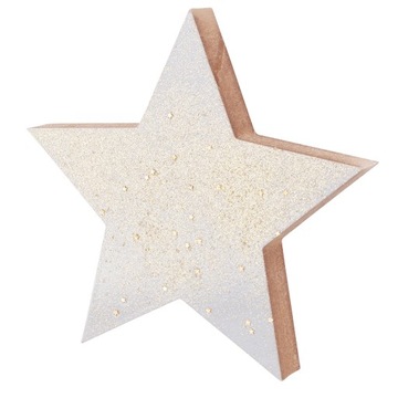 ДЕРЕВЯННАЯ ФИГУРКА С ЗОЛОТОМ 16Х14,5Х2 СМ.