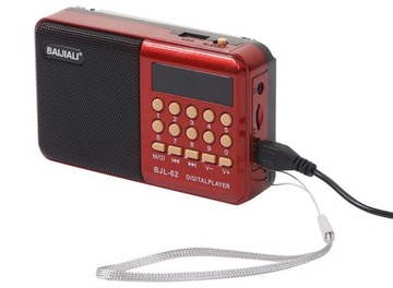 Мини-маленькое карманное радио FM USB SD аккумулятор