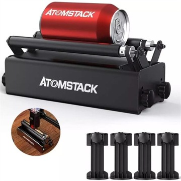 ATOMSTACK P9 M50 + R3 Роликовый гравер/лазерный резак