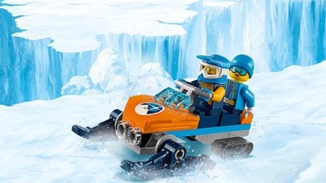 LEGO CITY ARCTIC 60191 Скутер группы арктических исследований Собака хаски