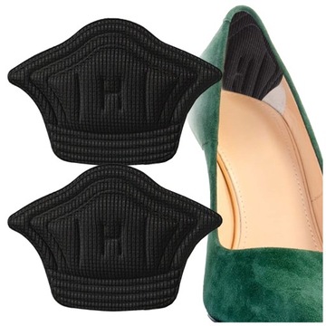 WKŁADKI DO DUŻYCH BUTÓW NA OTARCIA ZAPIĘTKI PIANKOWE WKLEJANE CZARNE ZESTAW