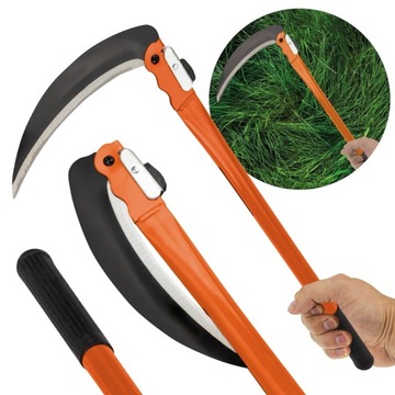 СКЛАДНАЯ СЕРПОВАЯ ГЛАДКАЯ ЩЕТКА ДЛЯ КОСТРКИ ТРАВЫ