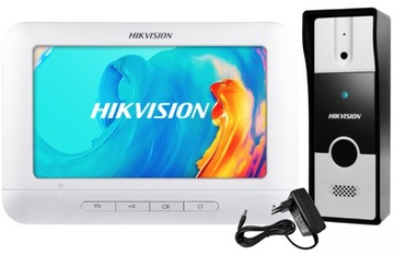 WIDEODOMOFON DOMOFON HIKVISION DS-KIS202T Plug&Play FullHD LCD