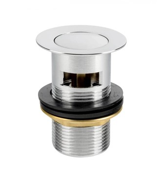 Diamond spust z korkiem automatycznym klik-klak chrom ART.84-1.1/4.M