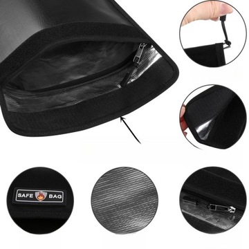 1 шт. высокотемпературная сумка для документов, огнестойкая сумка для документов для офиса и дома