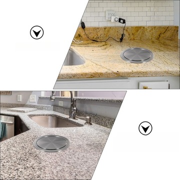 POKRYWY NA KOSZE NA ŚMIECI OKRĄGŁE POKRYWY NA ŚMIECI AKCESORIA DO WPUSZCZAN