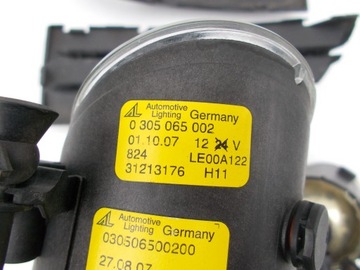 HALOGEN MŘÍŽKA MŘÍŽKY VOLVO C30 2006-2010R 31213175 31213176