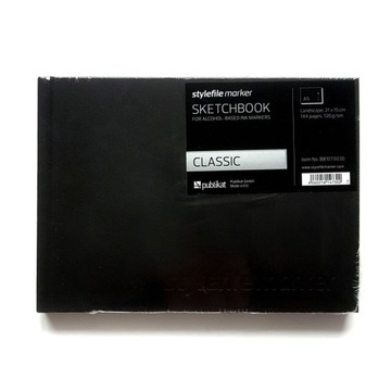 Скетчбук для Stylefile Marker A5, горизонтальные маркеры 120 г