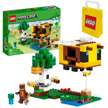 LEGO Minecraft 21241 Pszczeli ul Torba+ Katalog Gratis