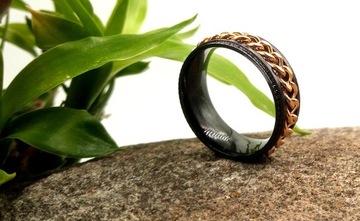 Кольцо с печаткой, обручальное кольцо, нержавеющая сталь, цепочка