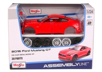 Maisto 39126 Model Do Składania Mustang GT 2015 Skala 1:24
