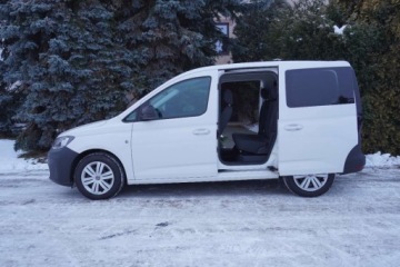 Volkswagen Caddy V Caddy 2.0 TDI 102KM 2021 Volkswagen Caddy SalonPL Serwis ASO Kamera Tempomat LaneAssist 5os, zdjęcie 4