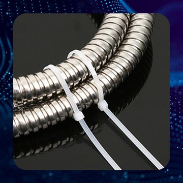 ОЧЕНЬ ПРОЧНЫЕ ЗАЖИМЫ 2,6х200мм 100 ШТ белые КАБЕЛЬНЫЕ СВЯЗКИ