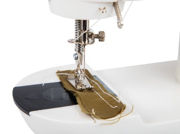 ПОРТАТИВНАЯ МИНИ-ШВЕЙНАЯ МАШИНА С ПОДСВЕТКОЙ АКСЕССУАРЫ БЛОК ПИТАНИЯ + СТОЛ