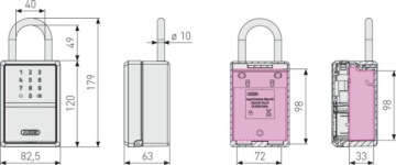 Безопасность Abus KeyGarage 797 SMARTBT с YAKE NEW