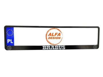 Рамка номерного знака BRABUS 1 шт., без винтов.