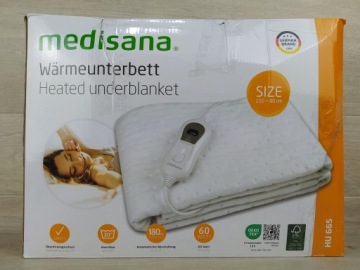 Medisana HU 665 Одеяло с подогревом Коврик 150 x 80 см ОПИСАНИЕ