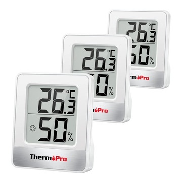 Termometr ThermoPro TP493 biały