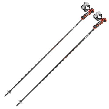 Kijki Leki Airfoil 3D Black/Red 2024 125 cm