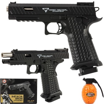 PISTOLET NA KULKI COMBAT MASTER ASG IMITACJA BRONI ABS NA KULKI 6MM REPLIKA