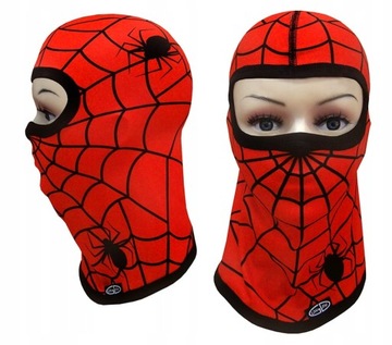 Kominiarka dla dziecka spider pająk na łyżwy narty
