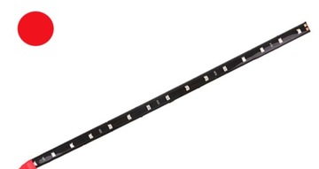 СВЕТОВАЯ ЛЕНТА СВЕТОДИОДНАЯ ЛЕНТА - 12 В 30 см - КРАСНАЯ - Водонепроницаемая - ГОРЯЧО-КРАСНАЯ