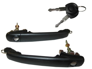 SEAT ALHAMBRA KLAMKI ZAMKI WKŁADKI DRZWI ZESTAW