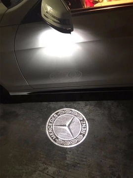 Светодиодный зеркальный проектор Mercedes CLS GLA W204 W212