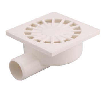 Kratka ściekowa 15x15cm Odpływ BOCZNY ?50 AQUER