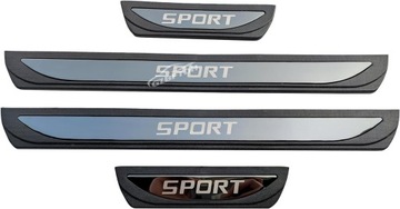 LIŠTA PRAHU OSOBNÍ STRÁŽCE NISSAN SENTRA QASHQAI NAVARA 2017-2021 OCELOVÝ