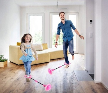 HULA HOP NA NOGĘ SKAKANKA SKIPPER ŚWIECĄCA LED