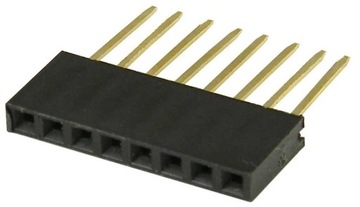 Gniazdo Żeńskie 1x8 2,54 długie 8pin
